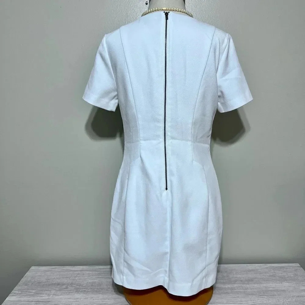 Banana Republic White Dress Size 6 - Picture 4 of 12